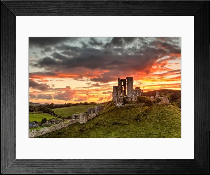 Framed Print : Corfe Castle, Dorset Framed Print : Corfe Castle, Dorset