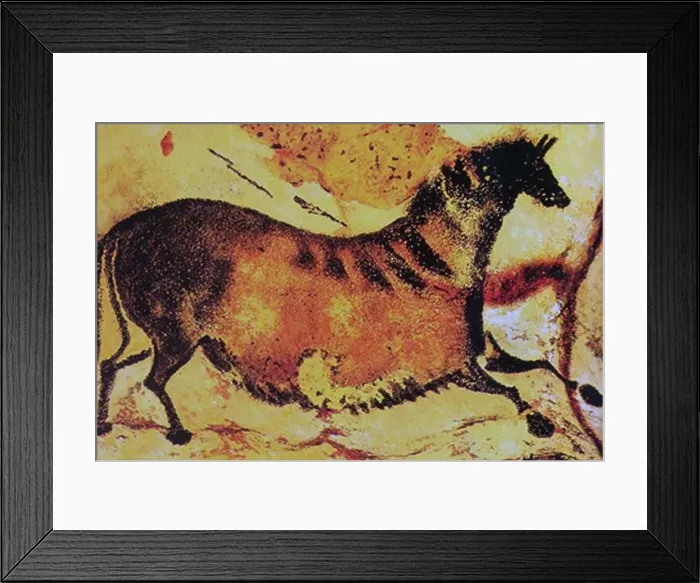 Framed Print : Lascaux is the setting of a complex of caves in southwestern France famous for its Paleolithic cave paintings Framed Print : Lascaux is the setting of a complex of caves in southwestern France famous for its Paleolithic cave paintings