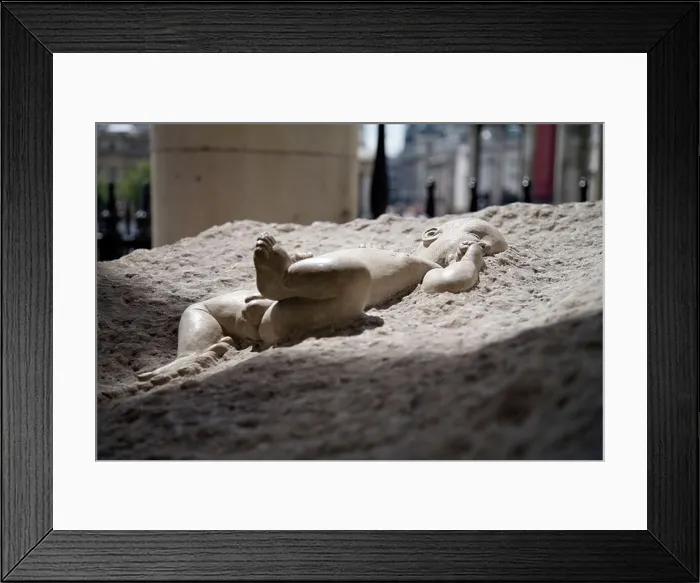 Framed Print : In the beginning sculpture of a new born baby at St Martin in the Fields Church London England UK Framed Print : In the beginning sculpture of a new born baby at St Martin in the Fields Church London England UK
