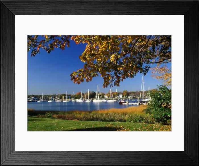 Framed Print : AJ9097, Wickford, Rhode Island, RI Framed Print : AJ9097, Wickford, Rhode Island, RI