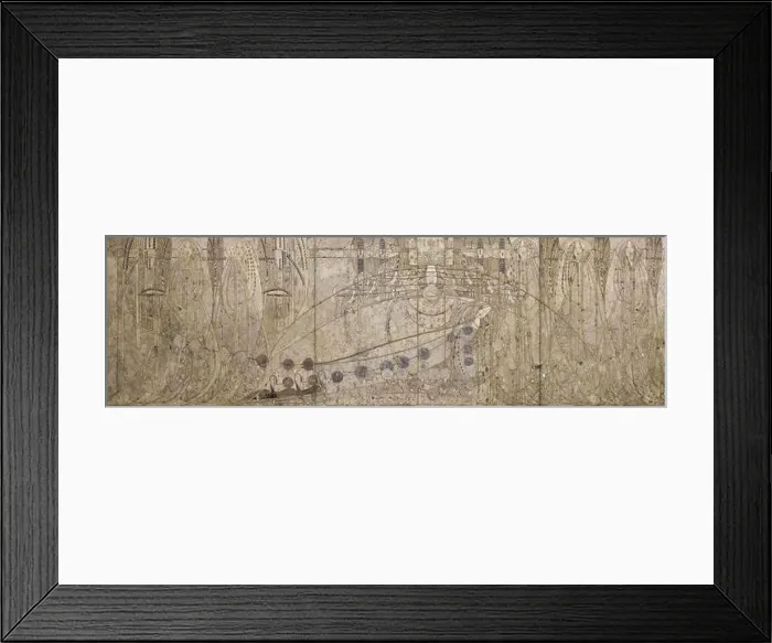 Framed Print : Margaret Macdonald Mackintosh Seven Princesses MAK Framed Print : Margaret Macdonald Mackintosh Seven Princesses MAK