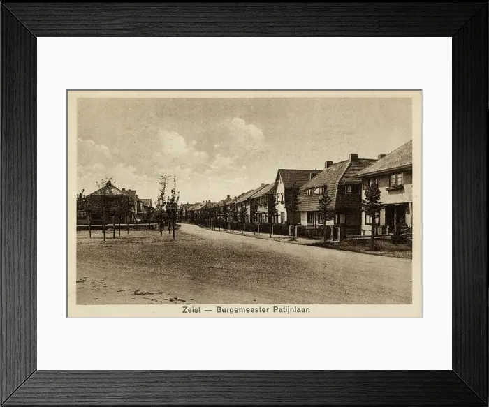 Framed Print : Zeist --- Burgemeester Patijnlaan Recto Framed Print : Zeist --- Burgemeester Patijnlaan Recto