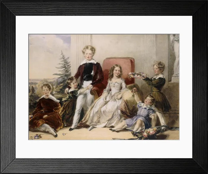 Framed Print : 1701 The six children of Elhanan Bicknell Esq Framed Print : 1701 The six children of Elhanan Bicknell Esq