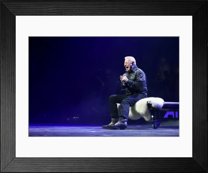 Framed Print : Jerry Williams at his last concert ever at Vintergalan in Saab Arena in Linköping Sweden 2017 Framed Print : Jerry Williams at his last concert ever at Vintergalan in Saab Arena in Linköping Sweden 2017