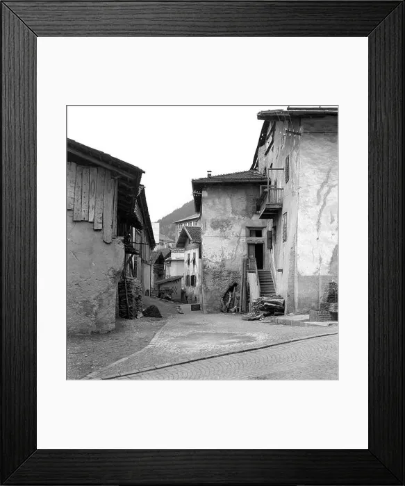 Framed Print : Alpine village near Monte Pana, South Tyrol, Italy 1930s Framed Print : Alpine village near Monte Pana, South Tyrol, Italy 1930s