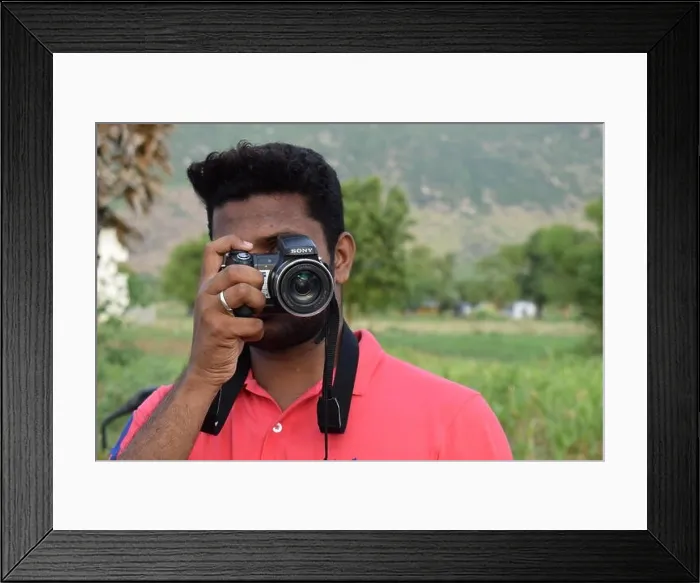 Framed Print : funny camera boy click picture, but he was first time on click Framed Print : funny camera boy click picture, but he was first time on click