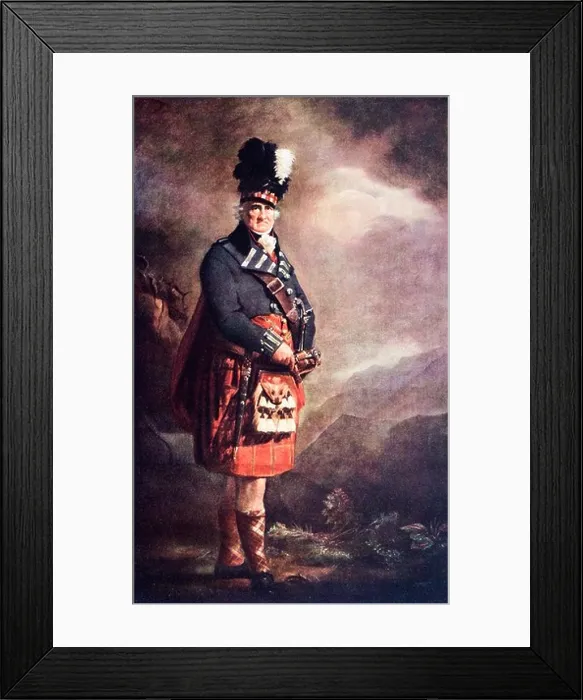 Framed Print : The MacNab Sir Henry Raeburn the famous 1802 portrait of the 12th and last laird Francis MacNab Framed Print : The MacNab Sir Henry Raeburn the famous 1802 portrait of the 12th and last laird Francis MacNab