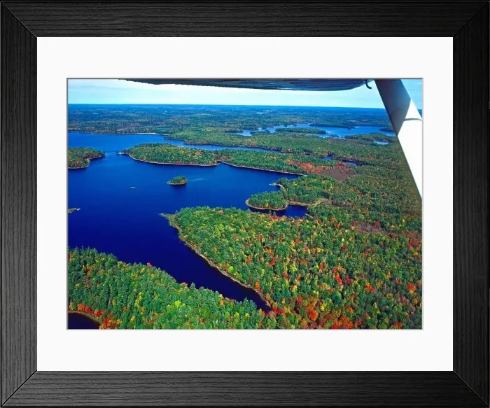 Framed Print : Aerial photo of Kejimkujik National Park, Nova Scotia, Canada Framed Print : Aerial photo of Kejimkujik National Park, Nova Scotia, Canada