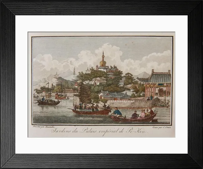 Framed Print : „Views of China and Tataria” Garden Simon S. Alexander, William (1767 1816), Department the skin Framed Print : „Views of China and Tataria” Garden Simon S. Alexander, William (1767 1816), Department the skin