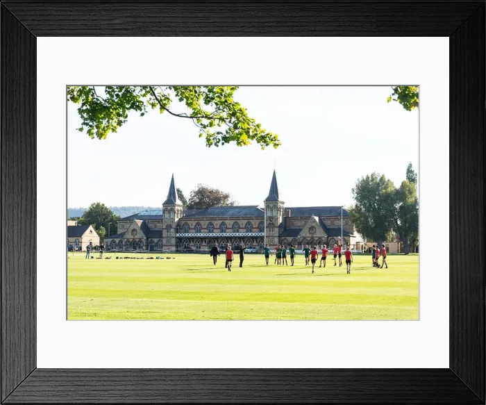 Framed Print : College Ground, Cheltenham College, Sandford Road, Cheltenham, Gloucestershire, England, United Kingdom