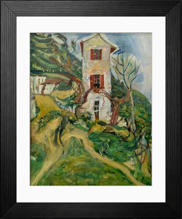 Framed Print : The White House by Chaim Soutine Framed Print : The White House by Chaim Soutine