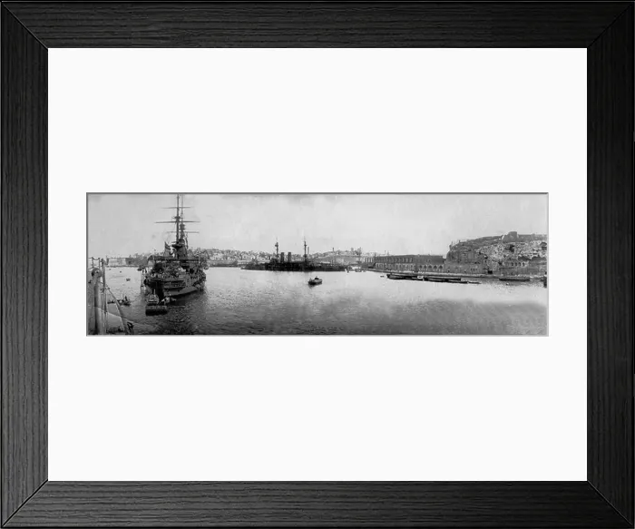 Framed Print : Malta harbour circa 1913 Framed Print : Malta harbour circa 1913