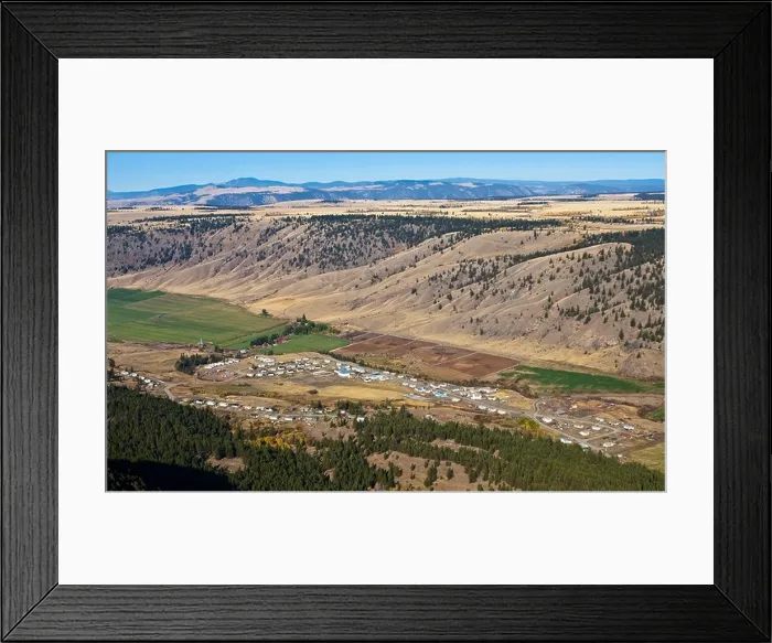 Framed Print : Alkali Lake Reserve and ranch in British Columbia Canada Framed Print : Alkali Lake Reserve and ranch in British Columbia Canada