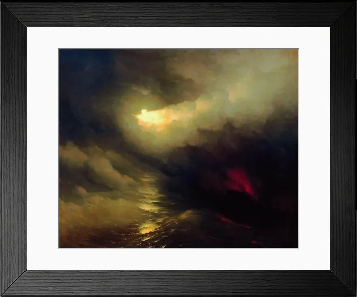 Framed Print : Creation of the World 1864 by Ivan Aivazovsky Framed Print : Creation of the World 1864 by Ivan Aivazovsky