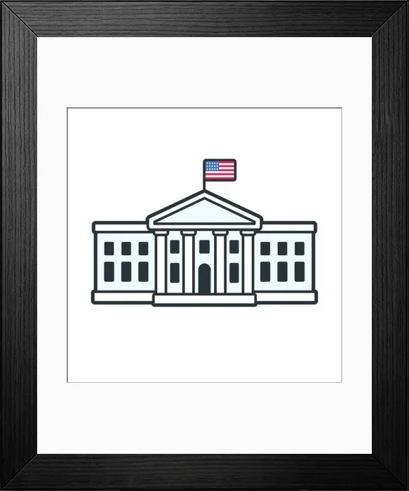 Framed Print : White House in Washington DC, official residence of the president of the United States Framed Print : White House in Washington DC, official residence of the president of the United States