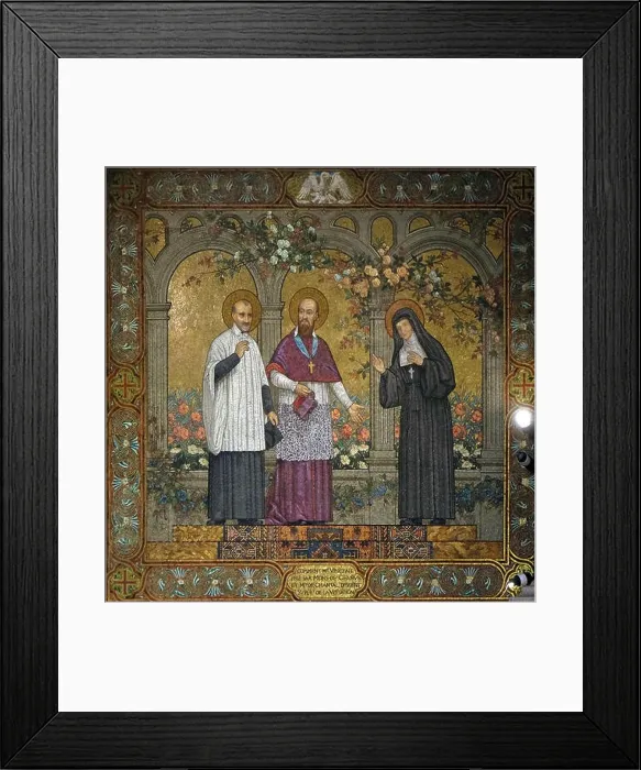 Framed Print : Saints Vincent de Paul with Francis de Sales and Jeanne de Chantal Framed Print : Saints Vincent de Paul with Francis de Sales and Jeanne de Chantal