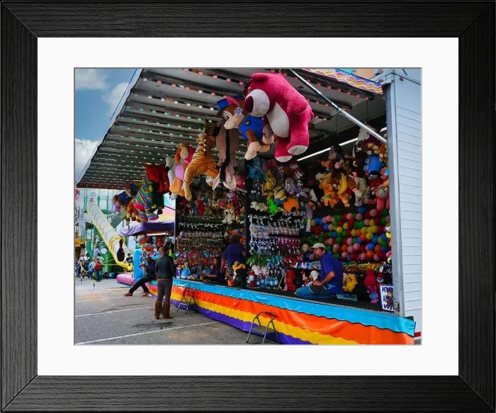 Framed Print : Carnival Games Framed Print : Carnival Games