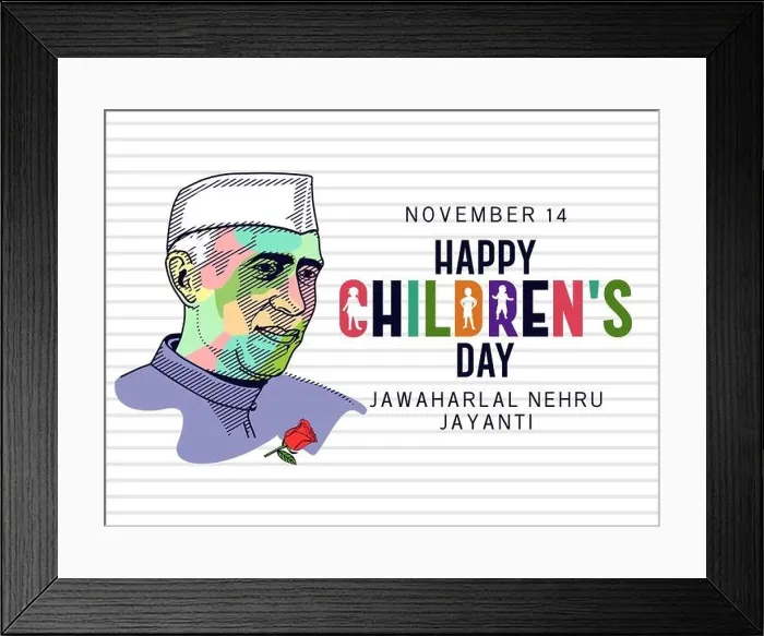 Framed Print : Children day as a tribute Children's Day is celebrated on the first Prime Minister of India Framed Print : Children day as a tribute Children's Day is celebrated on the first Prime Minister of India