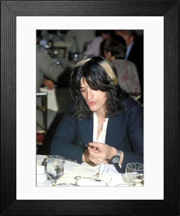 Framed Print : **FILE PHOTO** Aerosmith Retire From Touring. Joe Perry of Aerosmith 1978 Credit: Ralph Dominguez / MediaPunch Framed Print : **FILE PHOTO** Aerosmith Retire From Touring. Joe Perry of Aerosmith 1978 Credit: Ralph Dominguez / MediaPunch
