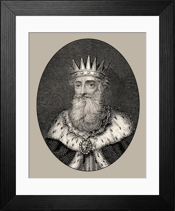 Framed Print : Edward the Confessor, 1003-1066, king of England Framed Print : Edward the Confessor, 1003-1066, king of England