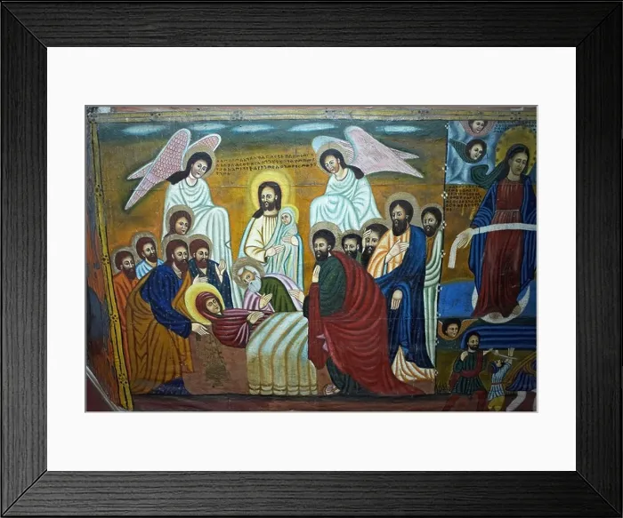 Framed Print : Addis Ababa Ethiopia Inside Kiddus Raguel church Entoto mountain Framed Print : Addis Ababa Ethiopia Inside Kiddus Raguel church Entoto mountain