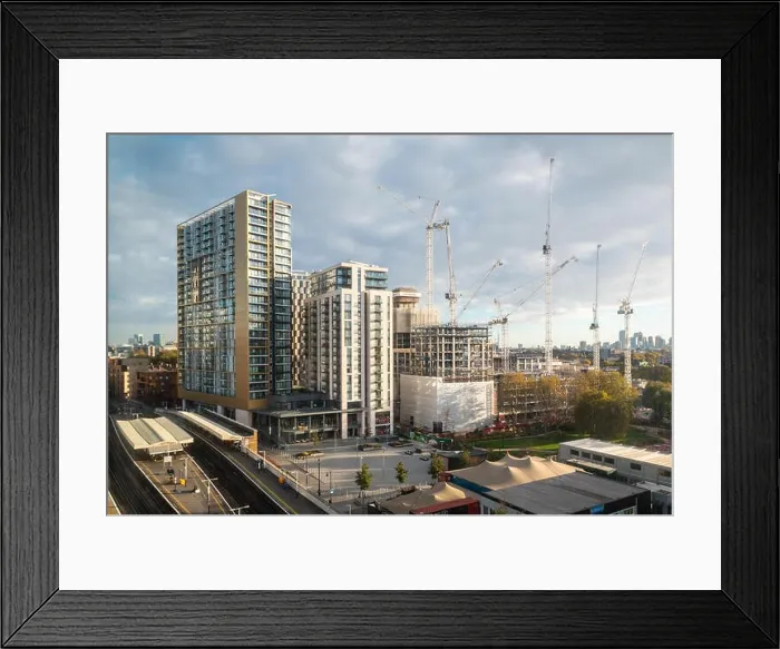 Framed Print : Part of the regeneration of Elephant and Castle, London Framed Print : Part of the regeneration of Elephant and Castle, London