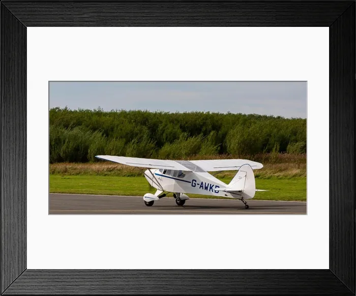 Framed Print : Piper pA-17 Vagabond G-AWKD Framed Print : Piper pA-17 Vagabond G-AWKD