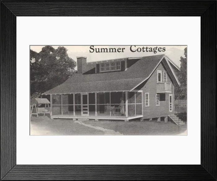 Framed Print : Gordon-Van Tine homes. Ready Cut Cottage No Framed Print : Gordon-Van Tine homes. Ready Cut Cottage No
