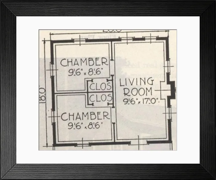 Framed Print : Gordon-Van Tine homes. Ready Cut Summer Cottage No Framed Print : Gordon-Van Tine homes. Ready Cut Summer Cottage No