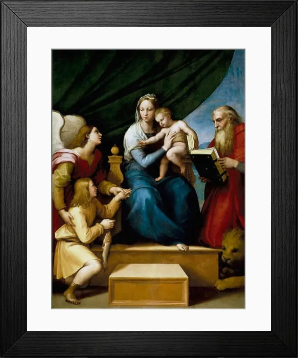 Framed Print : Español: Sagrada Familia con Rafael Framed Print : Español: Sagrada Familia con Rafael