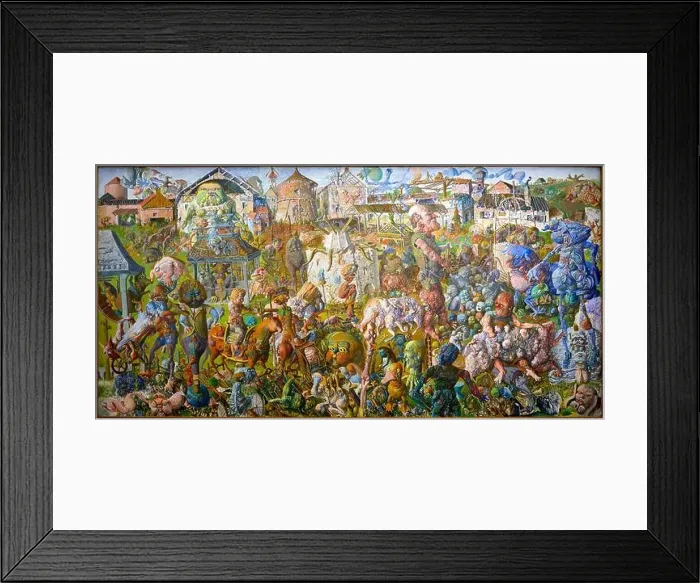 Framed Print : La Grande Ferme - Hommage à Bernard Réquichot, 1962-1963, Dado, Centre Pompidou, Paris, France, Europe Framed Print : La Grande Ferme - Hommage à Bernard Réquichot, 1962-1963, Dado, Centre Pompidou, Paris, France, Europe