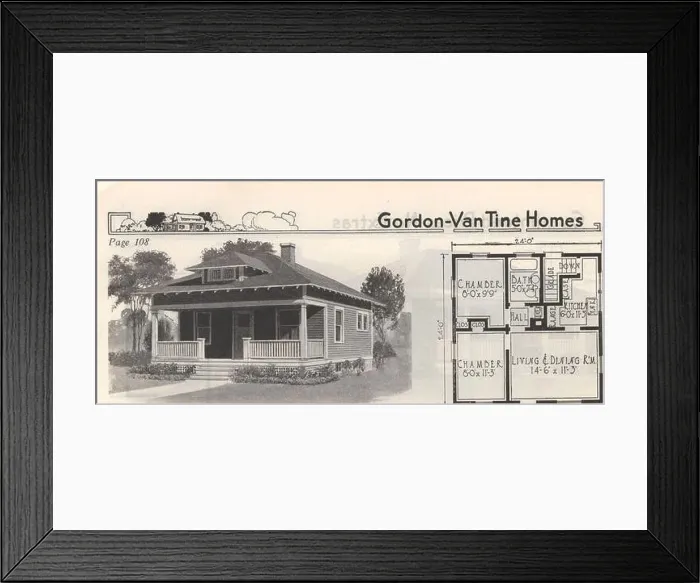 Framed Print : Gordon-Van Tine homes. For Plumbing Framed Print : Gordon-Van Tine homes. For Plumbing