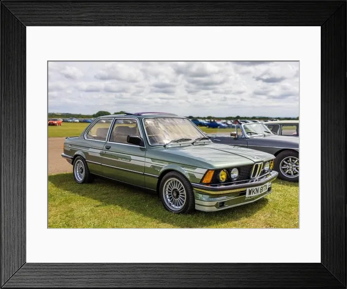 Framed Print : 1982 BMW 323i E21 ‘WKN 817X on display at the Bicester Scramble on the 19th June 2022 Framed Print : 1982 BMW 323i E21 ‘WKN 817X on display at the Bicester Scramble on the 19th June 2022