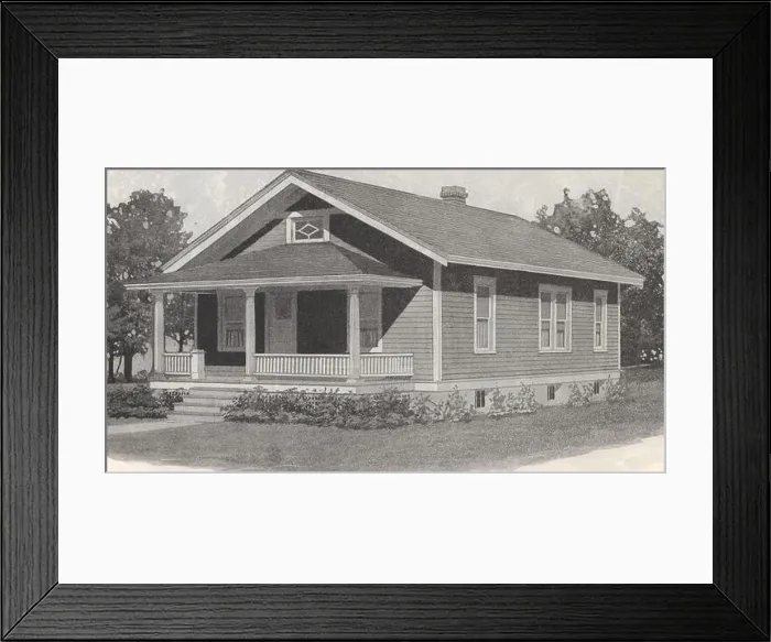 Framed Print : Gordon-Van Tine homes (1921) Framed Print : Gordon-Van Tine homes (1921)