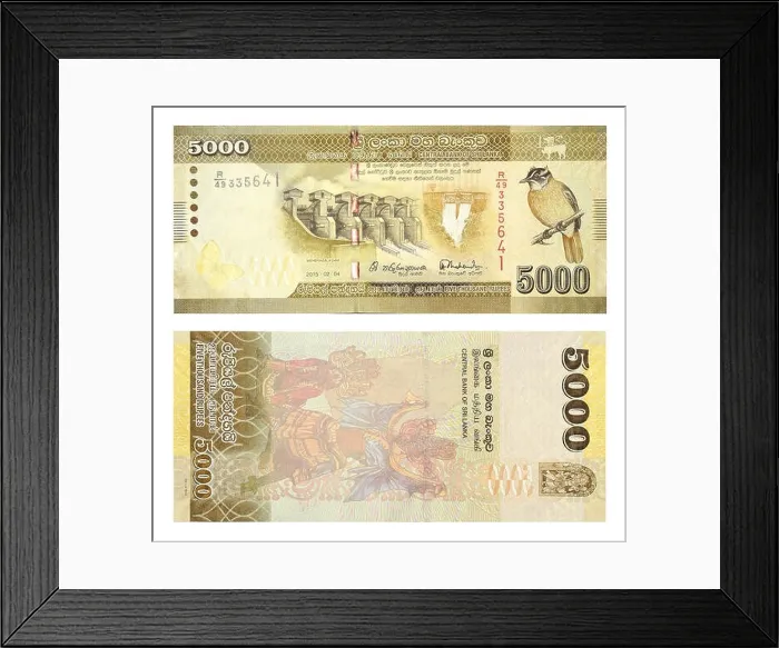 Framed Print : Banknotes 5000 Sri Lankan Rupees Framed Print : Banknotes 5000 Sri Lankan Rupees