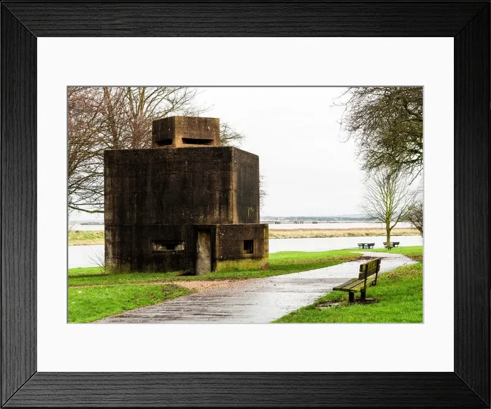 Framed Print : Essex countryside uk coalhouse fort east tilbury pillbox Framed Print : Essex countryside uk coalhouse fort east tilbury pillbox