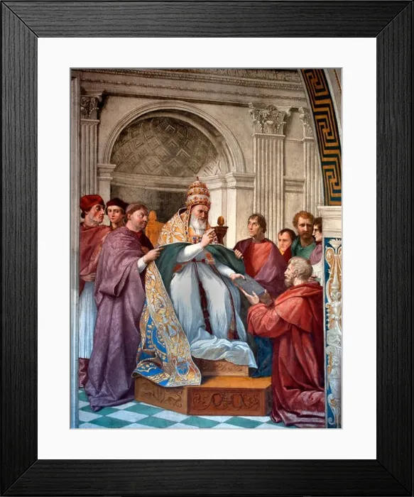Framed Print : The Delivery of the Decretals to Pope Gregory IX Framed Print : The Delivery of the Decretals to Pope Gregory IX