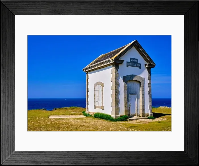 Framed Print : France, Morbihan, Belle-Ile-en-mer, Bangor, the siren of Port-Coton Framed Print : France, Morbihan, Belle-Ile-en-mer, Bangor, the siren of Port-Coton