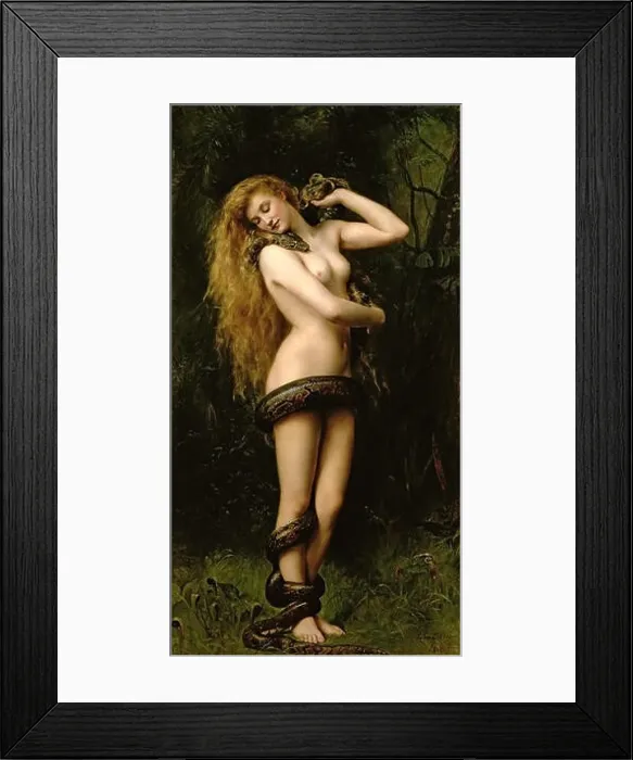 Framed Print : Lilith, 1887 Framed Print : Lilith, 1887