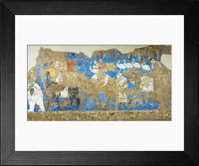 Framed Print : Samarkand, Uzbekistan - Afrasiab painting at Afrasiab Museum. a famous historic site in Samarkand, Uzbekistan Framed Print : Samarkand, Uzbekistan - Afrasiab painting at Afrasiab Museum. a famous historic site in Samarkand, Uzbekistan