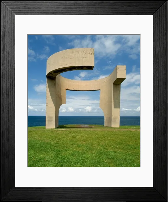 Framed Print : gijon asturias elogio del horizonte on spain Framed Print : gijon asturias elogio del horizonte on spain
