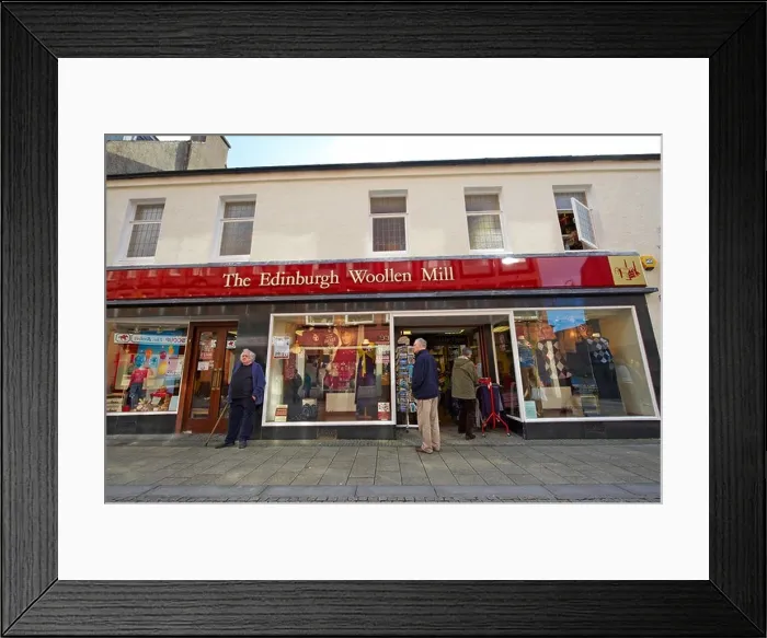 Framed Print : The Edinburgh Woollen Mill, Scotland Fort William UK Framed Print : The Edinburgh Woollen Mill, Scotland Fort William UK
