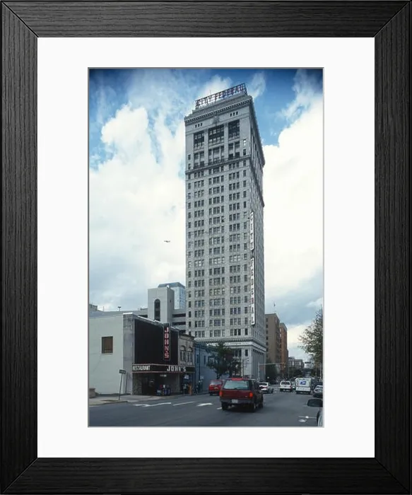 Framed Print : The City Federal Building (originally the Comer Building) is a skyscraper located on Second Avenue North in Birmingham Framed Print : The City Federal Building (originally the Comer Building) is a skyscraper located on Second Avenue North in Birmingham