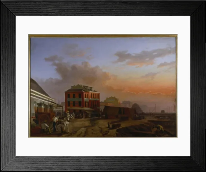 Framed Print : New Orleans in the 1840s Framed Print : New Orleans in the 1840s