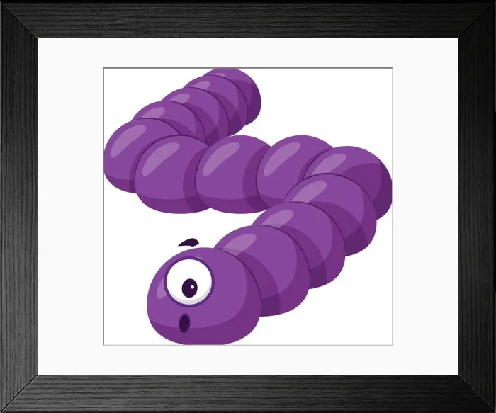 Framed Print : Vector illustration of a Pneumococcus or Streptococcus Pneumoniae bacteria in cartoon style isolated on white background Framed Print : Vector illustration of a Pneumococcus or Streptococcus Pneumoniae bacteria in cartoon style isolated on white background