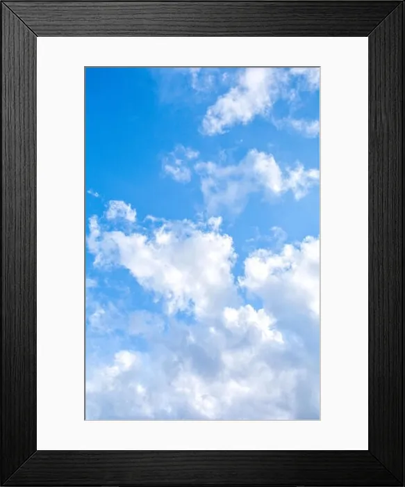 Framed Print : Blue sky background and fluffy white large cloud in sunny day Framed Print : Blue sky background and fluffy white large cloud in sunny day