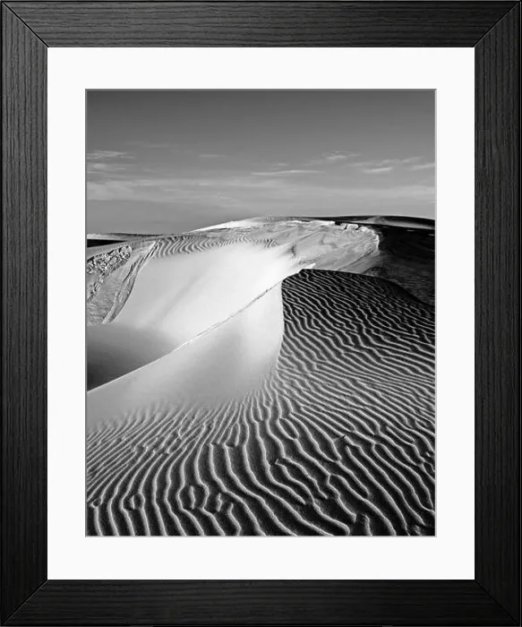 Framed Print : Oceano Dunes Natural Preserve, Black and White Photo, Pismo Beach, California Framed Print : Oceano Dunes Natural Preserve, Black and White Photo, Pismo Beach, California