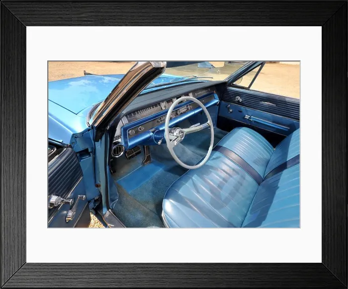 Framed Print : 1963 Oldsmobile Dynamic 88 convertible classic American car Framed Print : 1963 Oldsmobile Dynamic 88 convertible classic American car