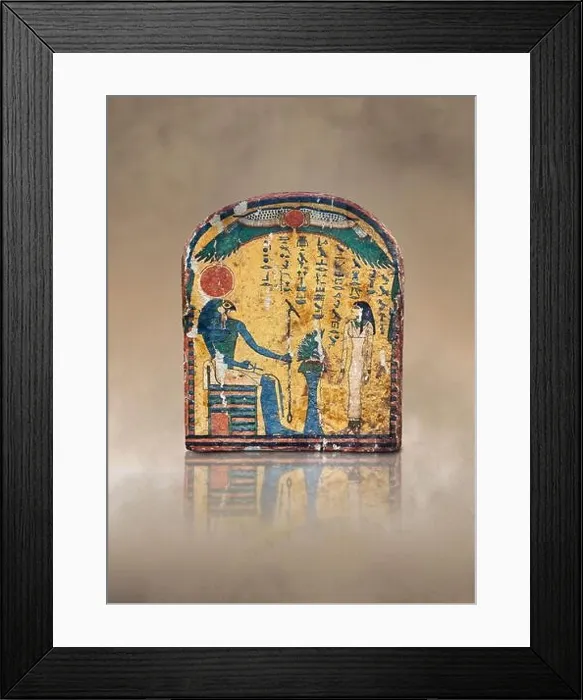 Framed Print : Ancient Egyptian stela of Tj(en)tdiashakhet Framed Print : Ancient Egyptian stela of Tj(en)tdiashakhet