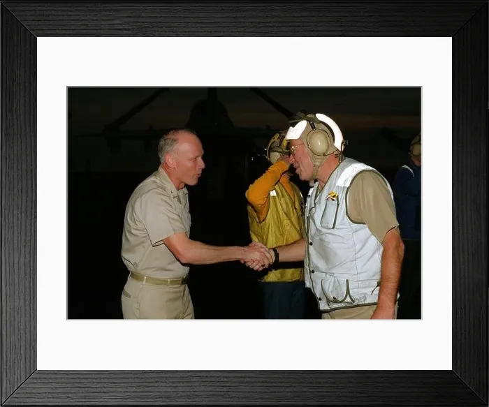 Framed Print : Rear Admiral Bernard J. Smith, Commander Framed Print : Rear Admiral Bernard J. Smith, Commander